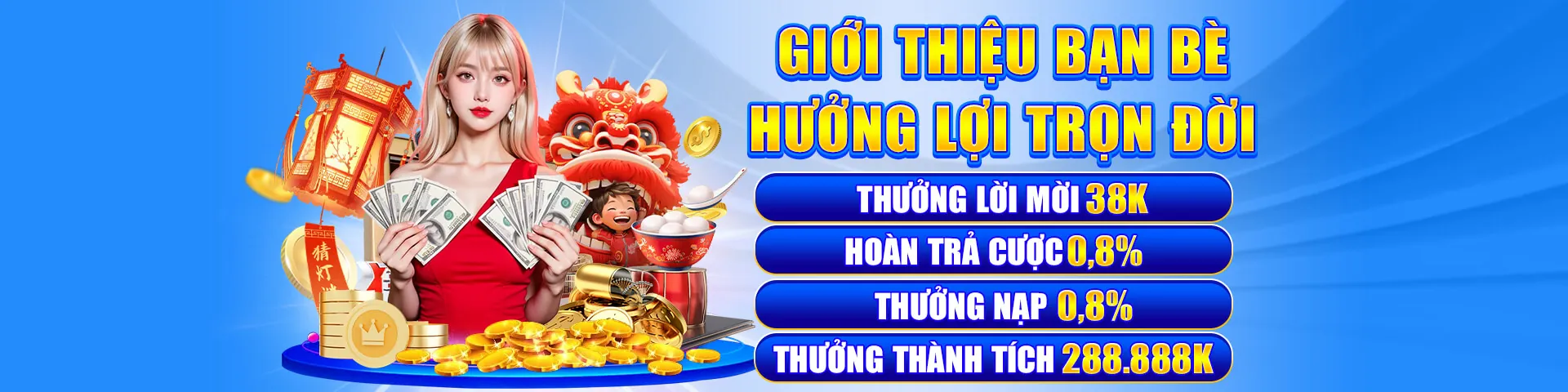 Người chơi may mắn ăn mừng chiến thắng tại Y088